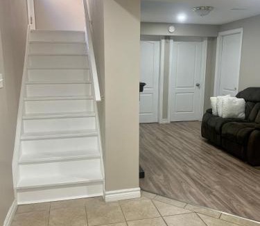 Guelph House | A bedroom in a basement