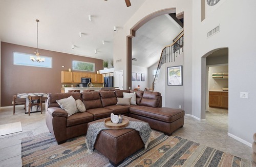 Hohokam Mesa Vistoso Town Center House | Arizona Dream Pool, Bar and Mountain Views