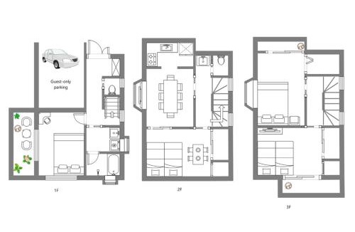 Katsushika House | Asakusa,Ginza,Ueno,Skytree,Stn&Conv 1min ,Family suite,45 Mins to Airport,Kiyoka Villa 清禾
