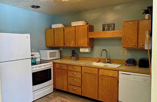 Brian Head Condo | BHV C1 - New Listing! ground level single family with mountain view & fireplace