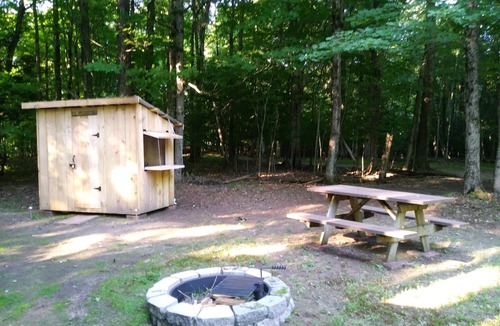 Wellsville RV Rental | Blue Moon - Dark Skies, Spacious, Quiet, Fully Furnished Campsite