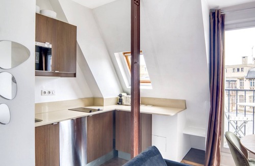 L'Europe Apartment | Blueground | St Lazare, balcony, nr Opera