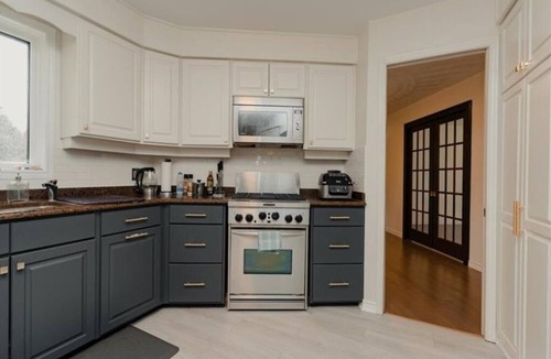 Bayfield House | Bluewater Lakehouse Retreat with Private Beach & Hot Tub
