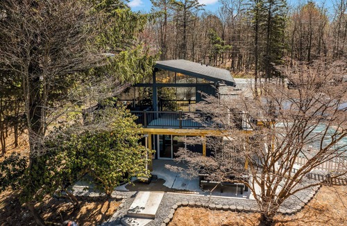 Tunkhannock Township Cabin | BLVCK Cabin 4 w/In ground Pool , Hot Tub & Firepit