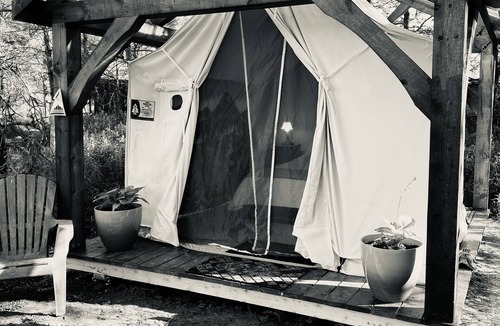 Hepworth House | Brand Glamping Tent, Hepworth, 3 Wooded Acres