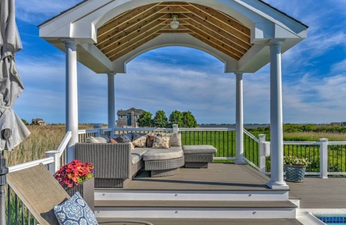 Westhampton House | Bright, Spacious Hamptons Waterview Retreat -Pool, Hot Tub, Grill + Sunset Views