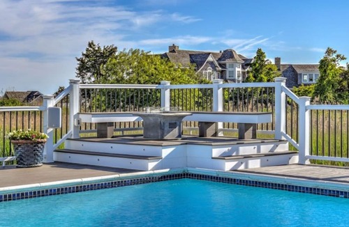Westhampton House | Bright, Spacious Hamptons Waterview Retreat -Pool, Hot Tub, Grill + Sunset Views