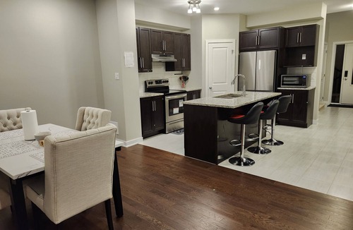 Balderson House | Budget Friendly Master bedroom Equipped with full Furniture in brand new home.