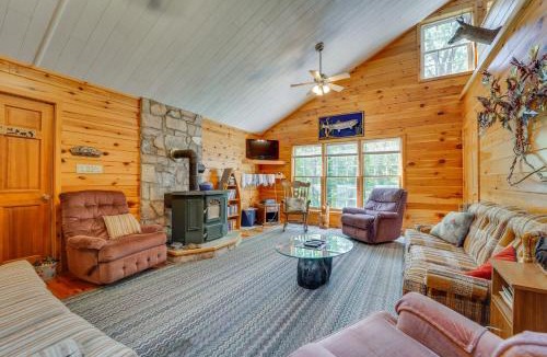 Petersburg House | Cabin Comfort Near PSU! Fire Pit & On-Site Trails