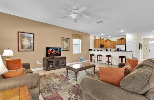 Davenport House | Championsgate Resort 8 Bedroom Pool Home w Theater Room