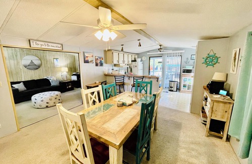 Weeki Wachee Gardens Other | Charming 2/2 waterfront farm home with tons of TV stations, WiFi, dock, & more