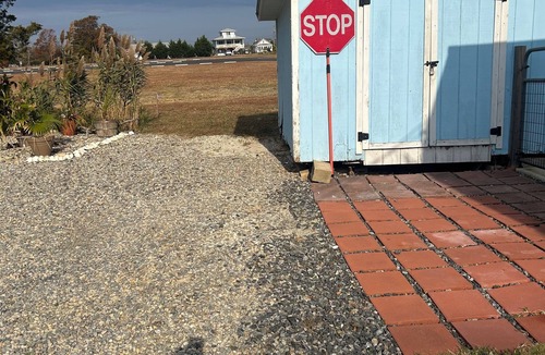 Bowers Beach House | Charming bungalow w water views in Bowers Beach AC WiFi Dover Downs AFB DE Turf