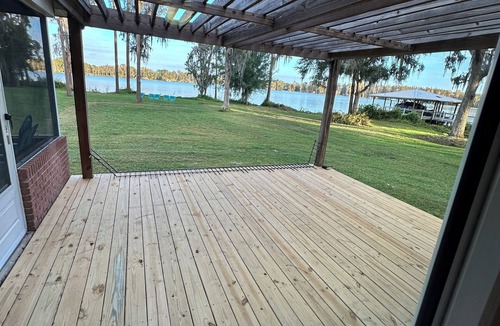 Odessa House | Charming lakefront 4-bedroom house, sleeps 10 adults. Come and Relax