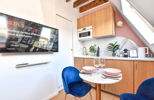 Quartier de la Plaine-de-Monceaux Apartment | Charming studio - 2P - AC - Plaine-de-Monceau