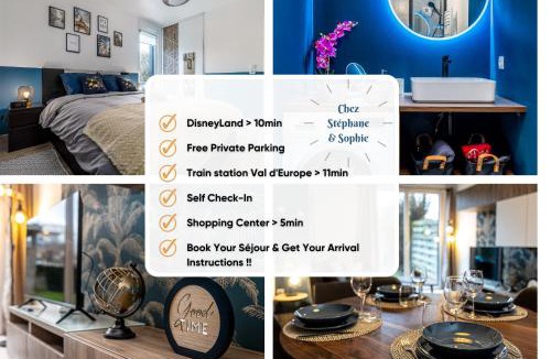 Montevrain Apartment | Chez Stéphane & Sophie - 10min DisneyLand, Free Parking, Big Garden