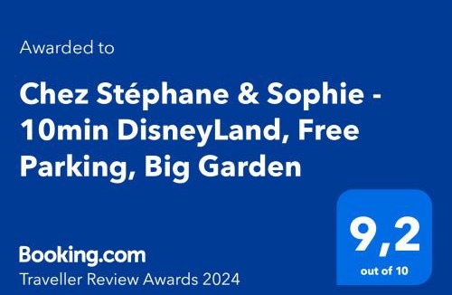 Montevrain Apartment | Chez Stéphane & Sophie - 10min DisneyLand, Free Parking, Big Garden