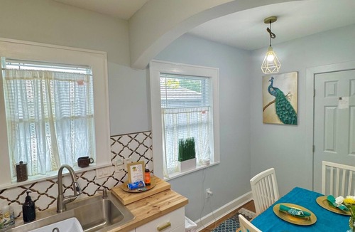 Historic Uptown House | Close to all with a King-bed! Bikes included