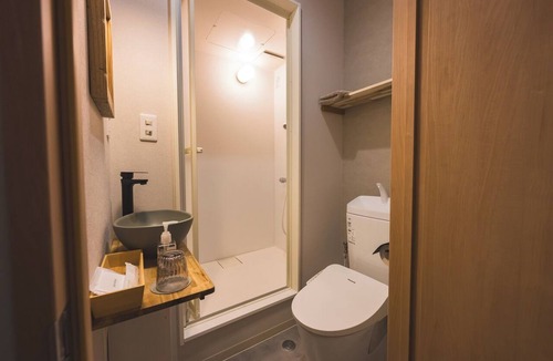 Enzan Onsen Apartment | Compact casual Asian room with a city vibe | N/Kofu Yamanashi