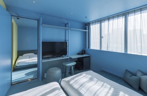 Iidabashi Hotel | Connecting Room B Light Blue Standard Plan Brea/Chiyoda Ward Tokyo
