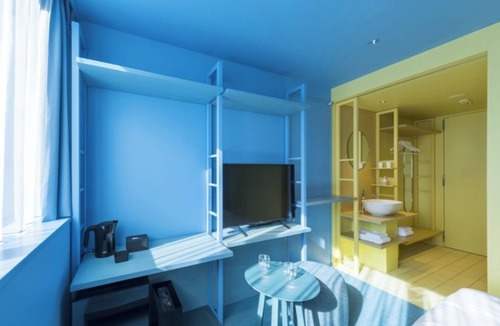 Iidabashi Hotel | Connecting Room B Light Blue Standard Plan Brea/Chiyoda Ward Tokyo