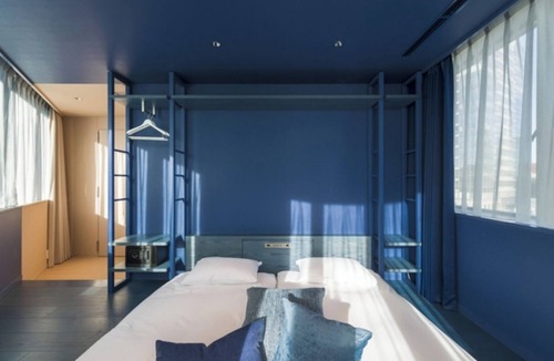 Iidabashi Hotel | Corner Room Dark Blue Standard Plan Breakfast n/Chiyoda Ward Tokyo