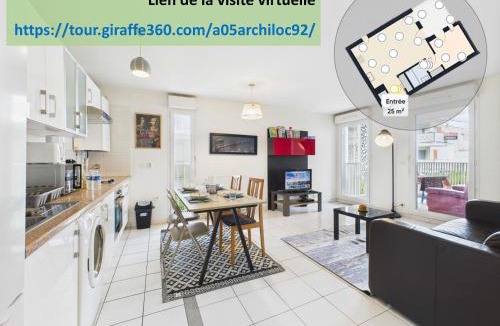 Gennevilliers Apartment | CosyHome in Paris, gare et terrasse