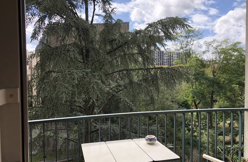 Croulebarbe Apartment | Countryside in Paris! Beautiful, overlooking gardens, terrace, luxury residence.