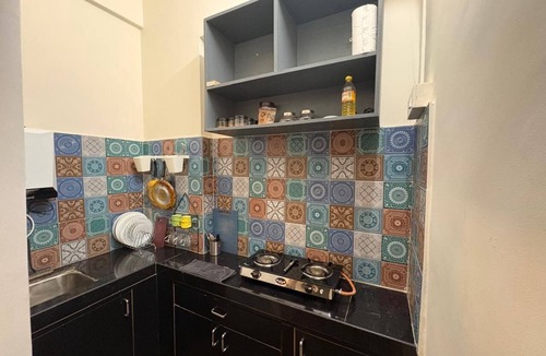 Khar Apartment | Cozy 1BHK apartment at off Linking road, in enchanting Bandra west, Mumbai.