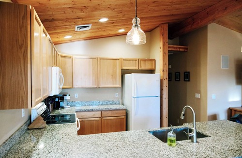 Overgaard Cabin | Cozy Family Cabin in Overgaard Pines w/ Fire Pit & EV Charger