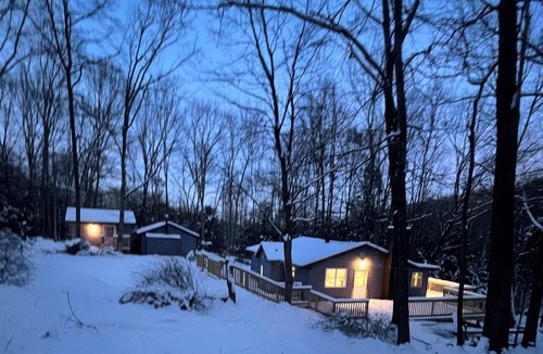 Swiftwater Cottage | Cozy Ski Haven Retreat on 1.5 Private Acres Near Ski Resorts and Casino