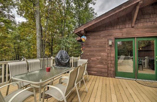 James Creek House | Deck w/Private Hot Tub: James Creek Cabin