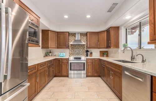 Fountain Hills House | Desert Mtn Sanctuary - Cozy 3 Bedroom Home, Pool, Firepit & Red Mountain Views