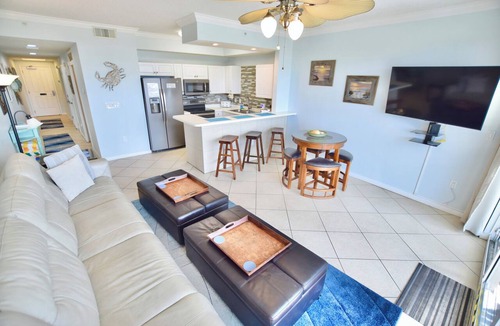 Fort Walton Beach Condo | Destin West Gulfside #411 ~Free Beach Service! ~Great View! Pools + Lazy River!