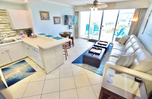 Fort Walton Beach Condo | Destin West Gulfside #411 ~Free Beach Service! ~Great View! Pools + Lazy River!