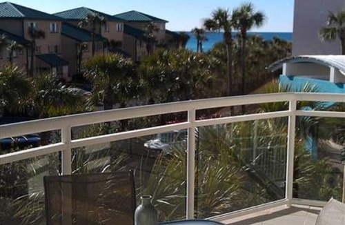 Fort Walton Beach Villa | Destin West Villa 301, oceanview, wraparound balcony, lazy river, 6 pools, beach