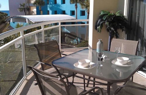 Fort Walton Beach Villa | Destin West Villa 301, oceanview, wraparound balcony, lazy river, 6 pools, beach