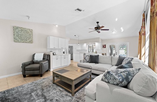 Burnt Store Isles House | Dog-Friendly Canal-Front Home with Heated Pool, Dock, Screened Lanai & Free WiFi