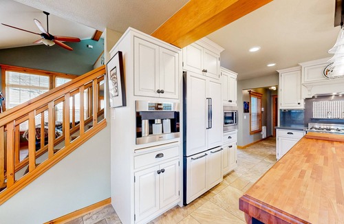 Flagstaff House | Dog-friendly downtown home with patio, grill, fireplace, gym equipment, & W/D