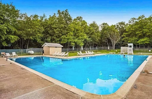 Tunkhannock Township House | Dog-Friendly Home with Hot Tub, Decks & Pool Table