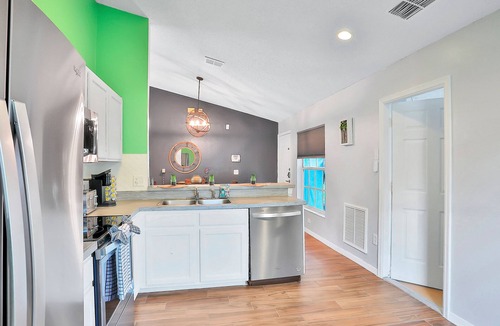 Wellington House | Dog-friendly home with pool, game room, AC, & washer/dryer