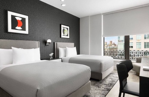 Central Park West Hotel | Double Queen Room In The Heart Of NYC! Pet-Friendly, Onsite Restaurants & Bar