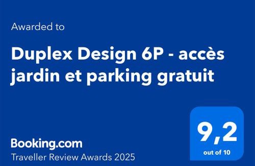 Malakoff House | Duplex Design 6P - accès jardin et parking gratuit