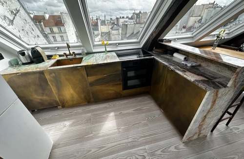 Quartier du Mail Apartment | Duplex With Terrasse and vue on the Eiffel Tower