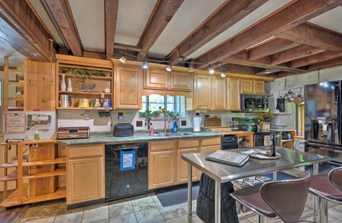 Emporium House | Emporium Colonial Home with Large Yard and Fire Pit!