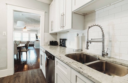 Historic Uptown House | Entire historic downtown guest house: 9 BR!