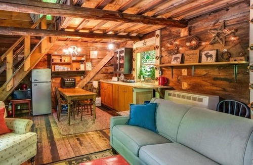 Katrine Cabin | Escape to this cozy & peaceful cabin in the woods!