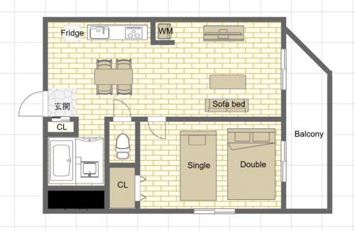 Shinkoiwa Apartment | F-Shinkoiwa ColorBee Hostel5 4min to nearest station