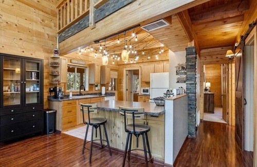 Prescott House | Family Fun Log Cabin in the Pines - Game Room + Slide