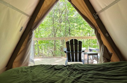 Talladega Cabin | G-3 Glamp in Bohamia - 268 Acre Forest Retreat