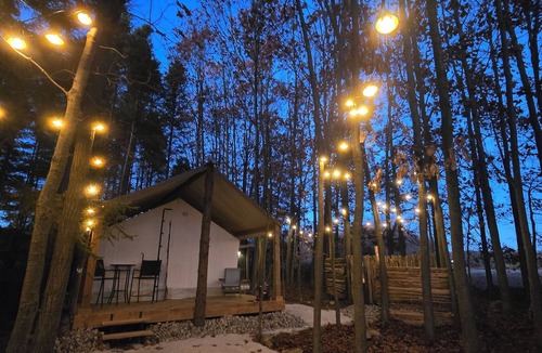 Mono RV Rental | Glamping by Lavender Farm, Brewery, Mono Cliffs, Hockley Valley